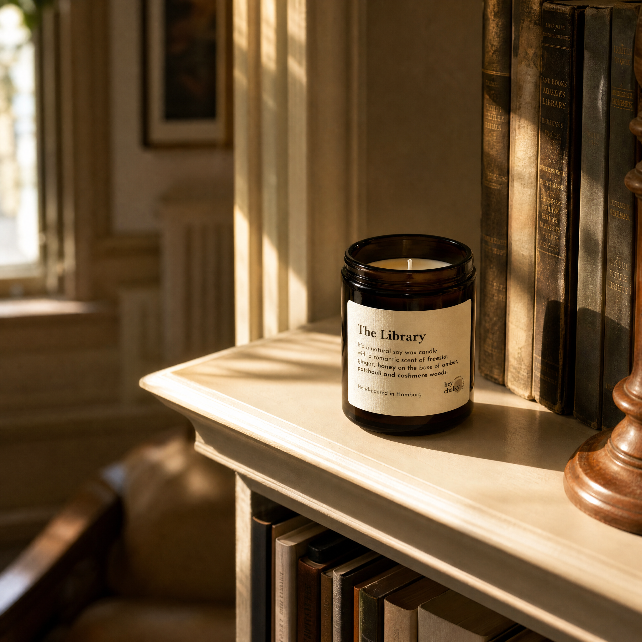 The Library Reed Diffusor – Raumduft mit Amber, Sandelholz & Vanille