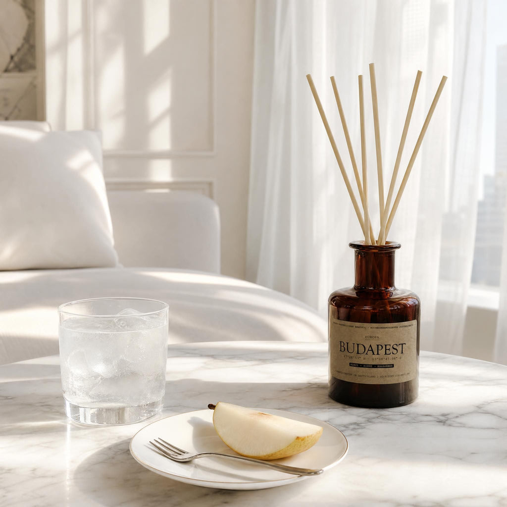 [Weltreise] Budapest Raumduft Diffuser – Minze, Birne & Rhabarber