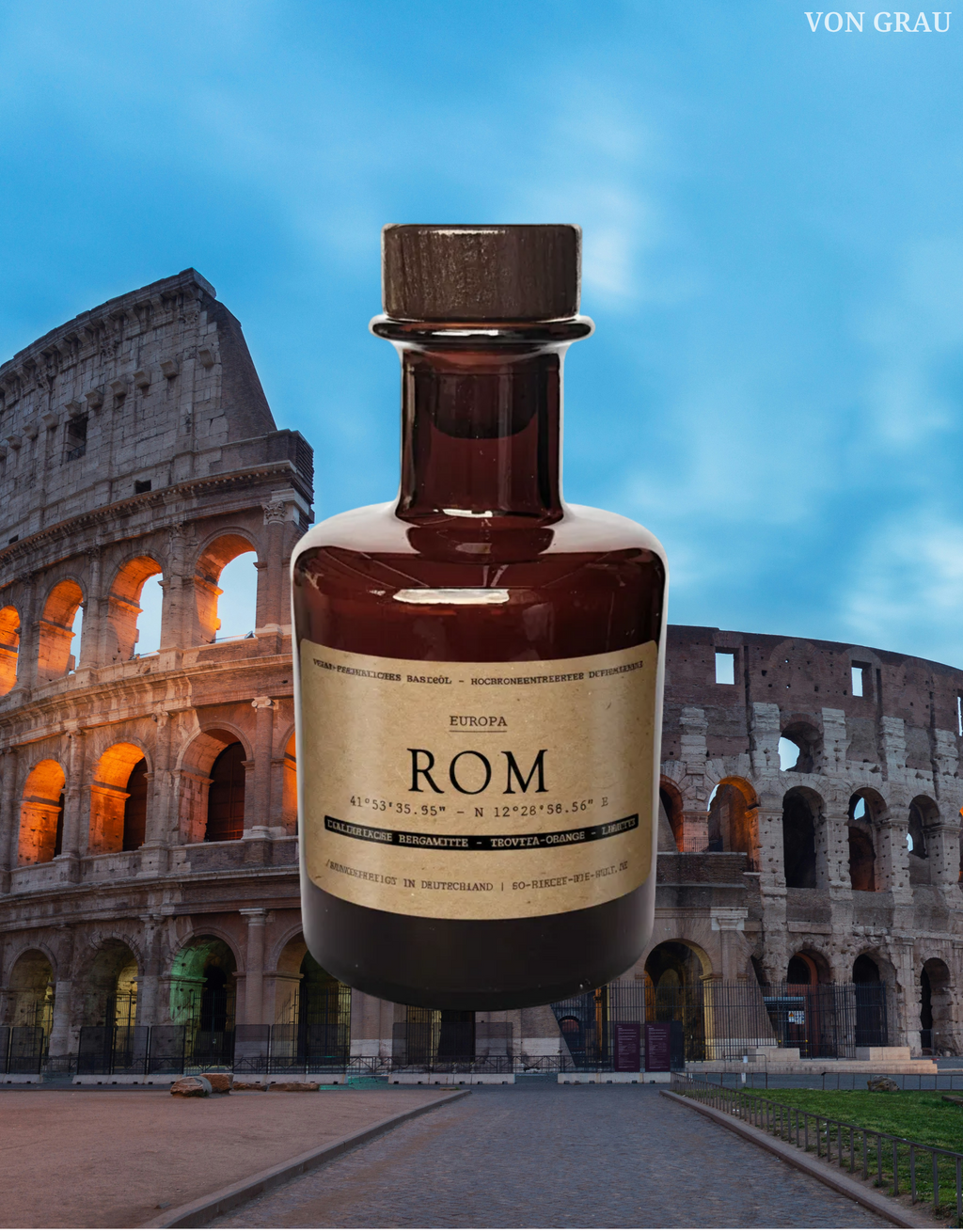 [Weltreise] Rom Raumduft Diffuser – Italienische Bergamotte, Trovita-Orange & Limette
