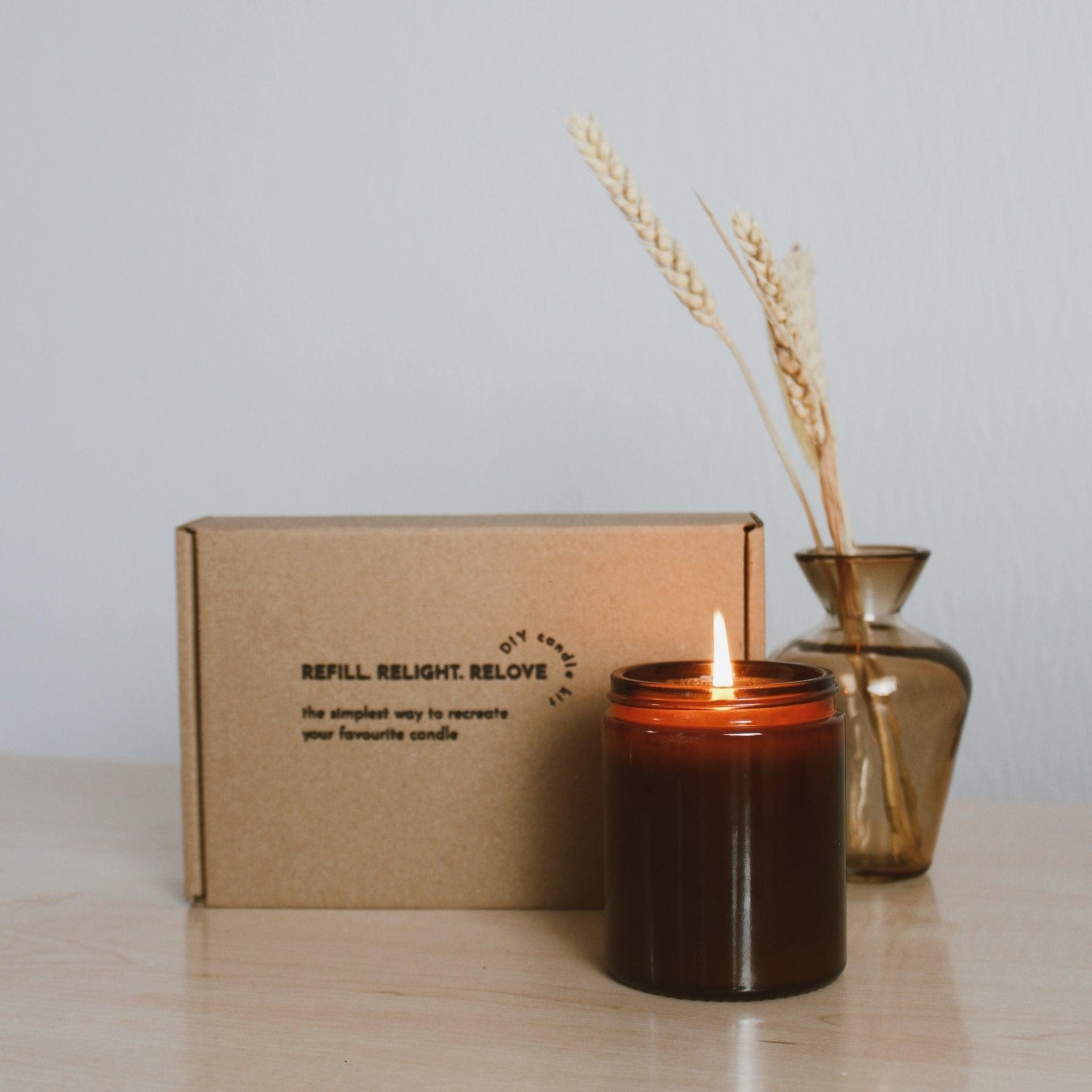 DIY Set - Duftkerze selber machen - VON GRAUBergamoodHey Chalky