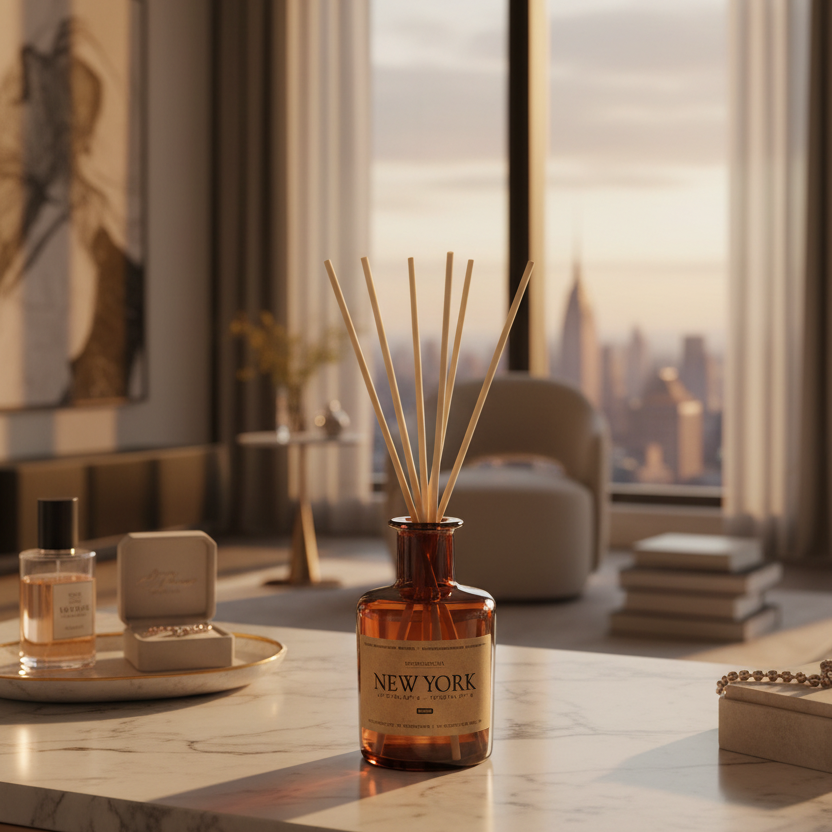 [Weltreise] New York Raumduft Diffuser - Amber